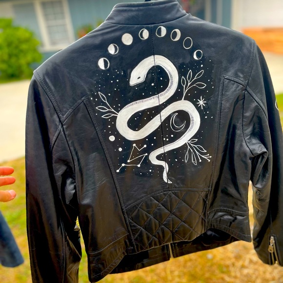Swift Inspired Leather Jacket - Picture 5 of 9